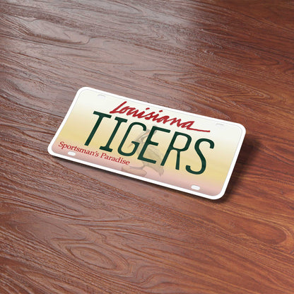 Tigers Louisiana License Plate Sticker