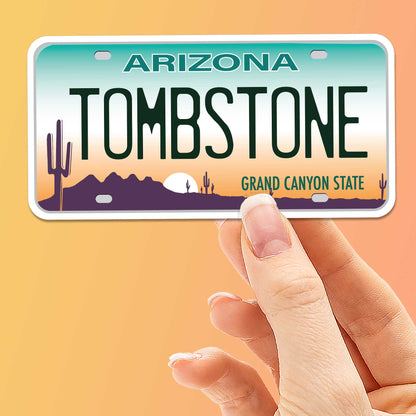 Arizona License Plate Stickers - Choose Your AZ City Decal