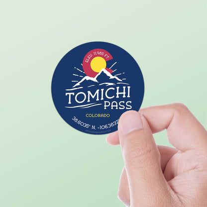 Tomichi Pass Colorado Stickers