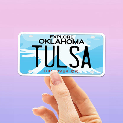 Oklahoma License Plate Stickers - Choose Your OK City
