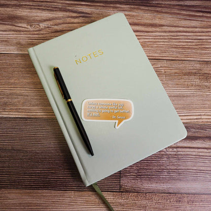 The Lorax Dr. Seuss Quote Sticker