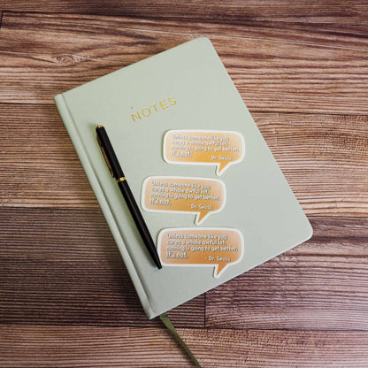 The Lorax Dr. Seuss Quote Sticker