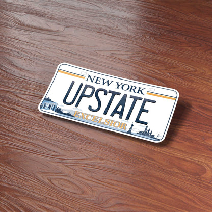 New York License Plate Sticker - Choose from 25+ NY Cities