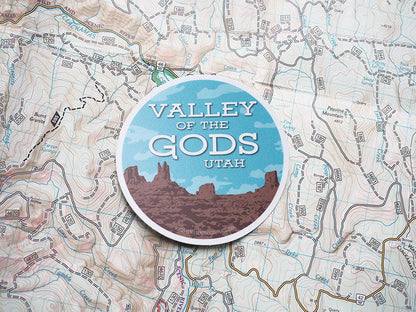 Valley of the Gods, Utah Sticker