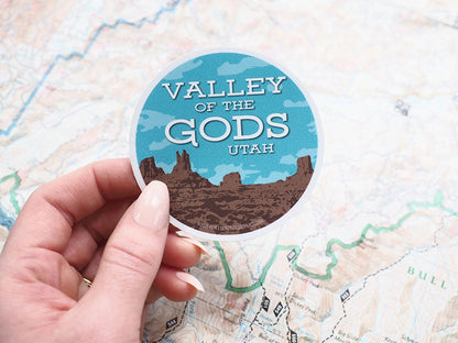 Valley of the Gods, Utah Sticker