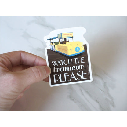 Watch the Tramcar Wildwood NJ Boardwalk Sticker