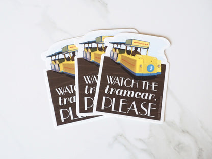 Watch the Tramcar Wildwood NJ Boardwalk Sticker