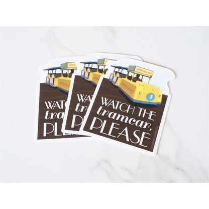 Watch the Tramcar Wildwood NJ Boardwalk Sticker