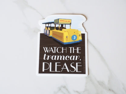Watch the Tramcar Wildwood NJ Boardwalk Sticker