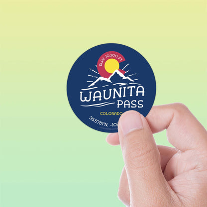 Waunita Pass Colorado Stickers