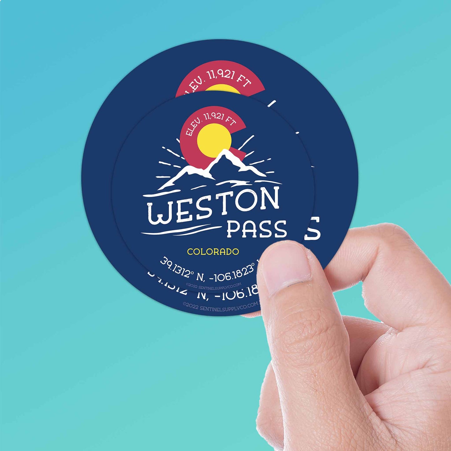 Weston Pass Colorado Stickers