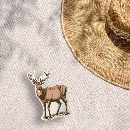White Tail Deer Sticker - Cool Nature Decal