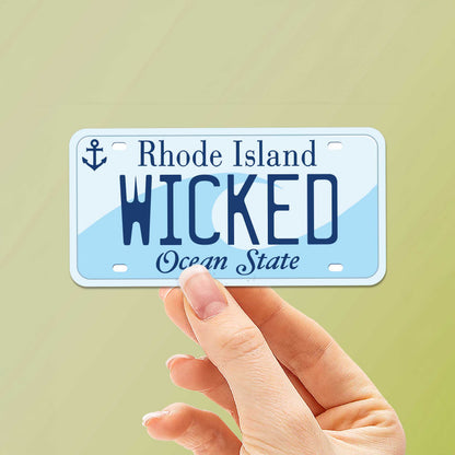 Rhode Island License Plate Stickers - Choose Your RI City