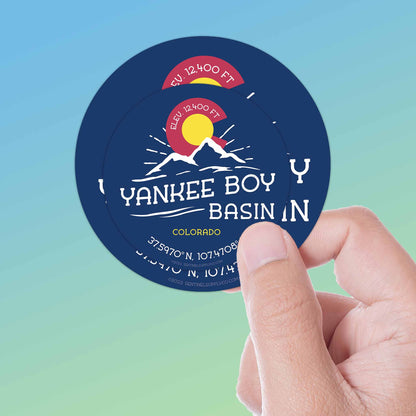 Yankee Boy Basin Colorado Stickers