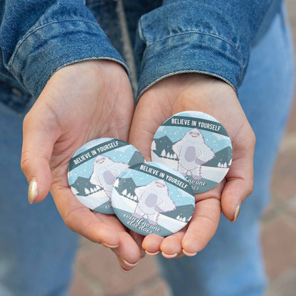 Believe Yeti Refrigerator Magnet