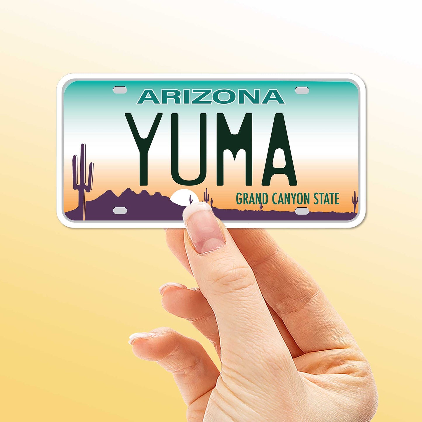 Arizona License Plate Stickers - Choose Your AZ City Decal
