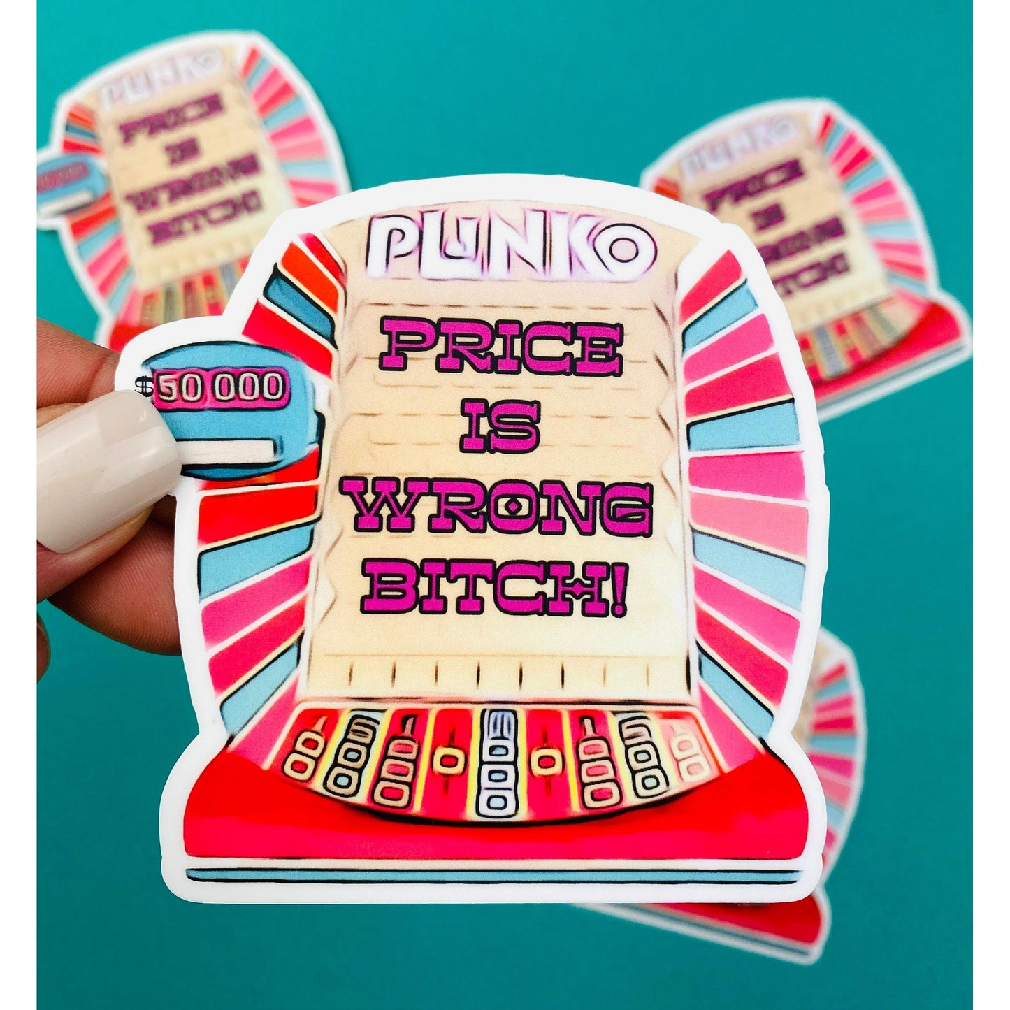 80s Price Is Wrong B*tch! Sticker