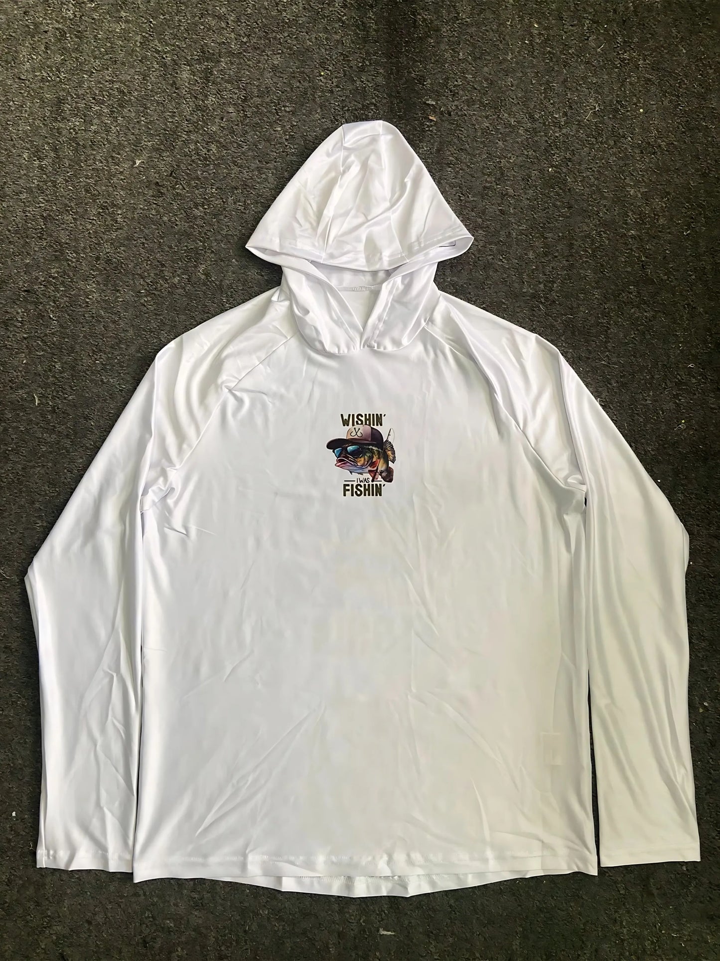 2026 New Model UV-Resistant Fishing Shirt with Long Sleeves and Hooded Collar - UV-Resistant Fishing Mask Clothing