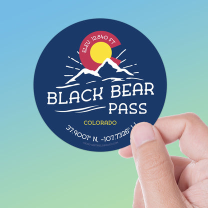 Black Bear Pass Colorado Stickers