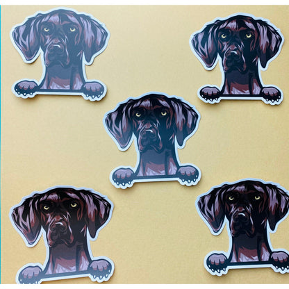 German Pointer Sticker German Shorthaired Pointer Decal Hunting Dog Sticker for Hunters