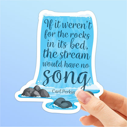 Carl Perkins Nature Quote Sticker