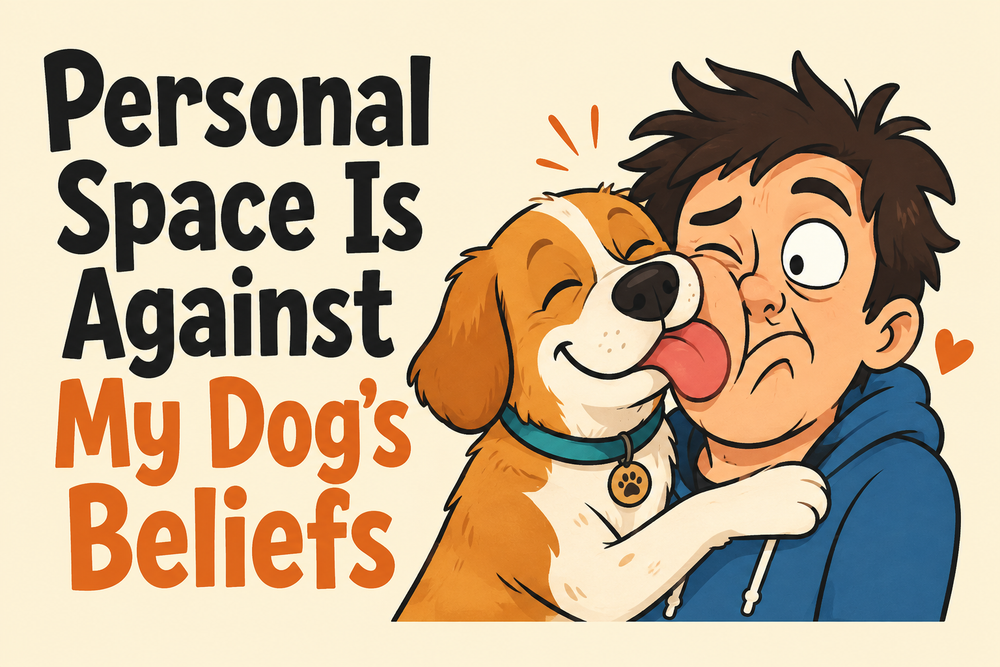 Personal Space Is Against My Dog's Beliefs Sticker | 10-Pack