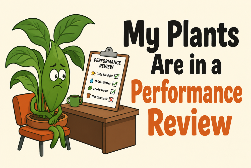 My Plants Are in a Performance Review Sticker | 10-Pack