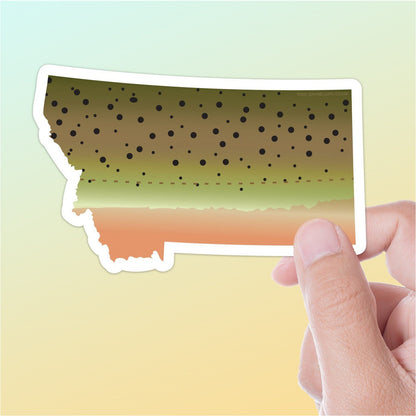 Cutthroat Trout Montana Fishing Sticker