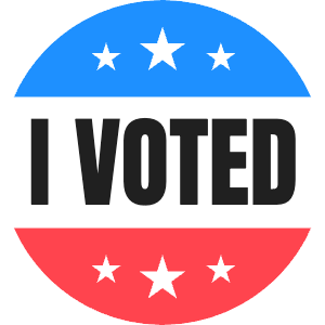 I Voted Sticker