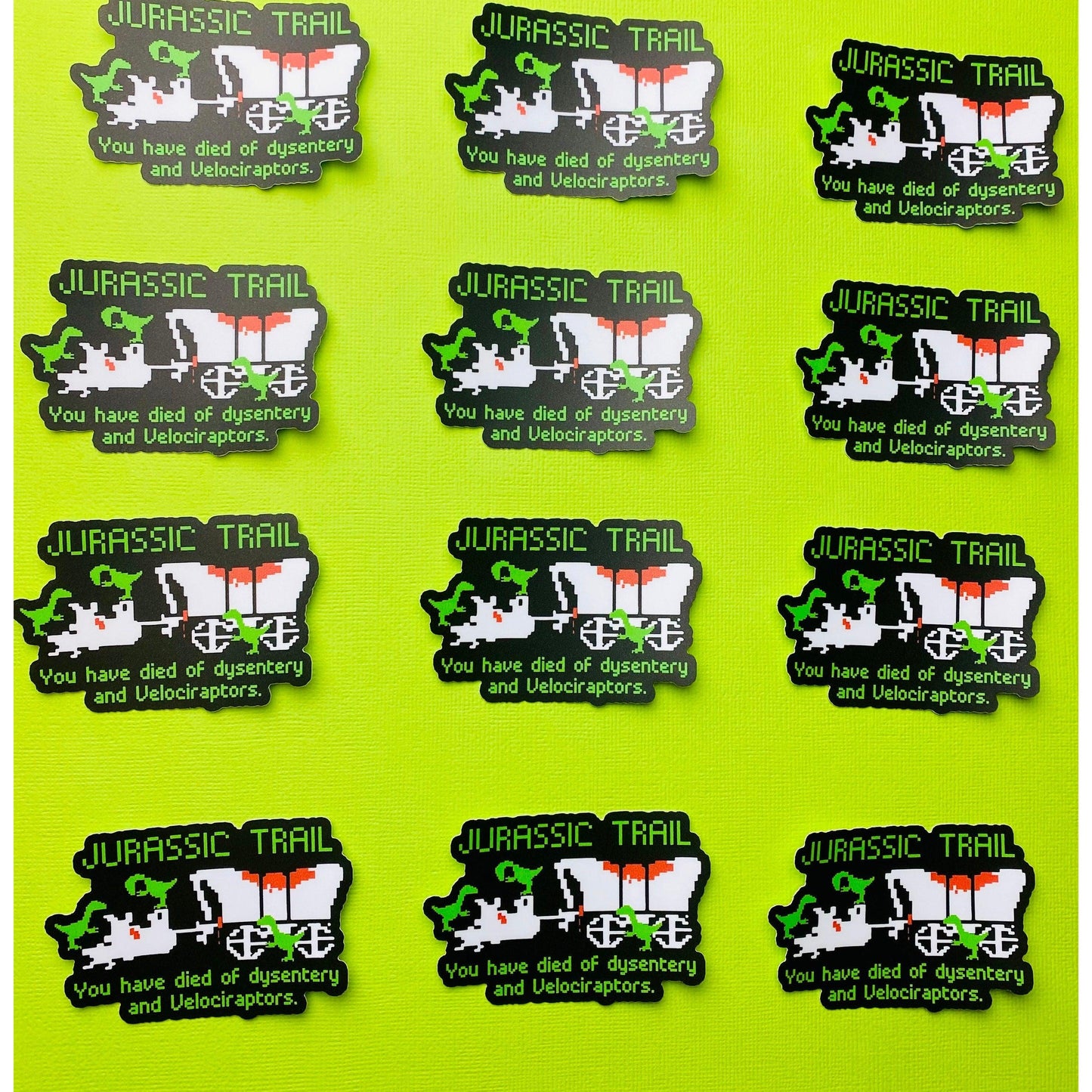 Jurassic Oregon Trail Sticker