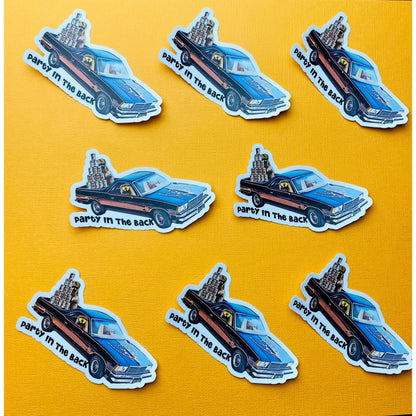 El Camino Mullet Party Sticker