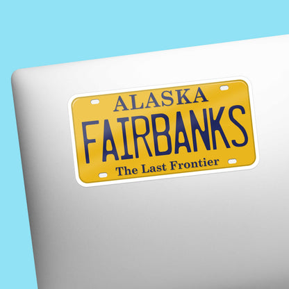 Alaska License Plate Stickers - Choose Your AK City