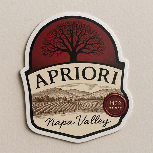 Apriori Cellar Custom Sticker Design 1