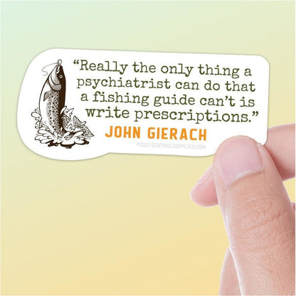 Fishing Guide Quote Sticker