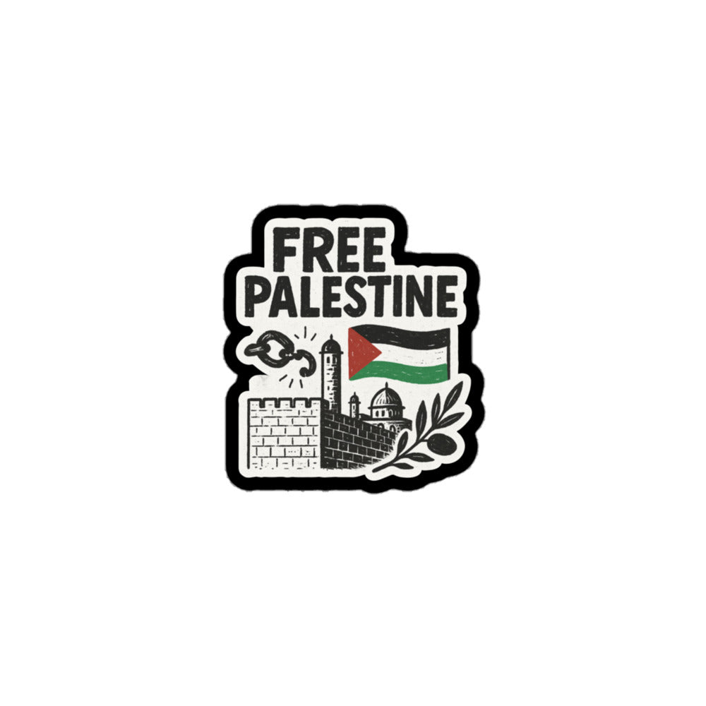 Free Palestine Sticker for Peace – Supporting Displaced Children & Ending War