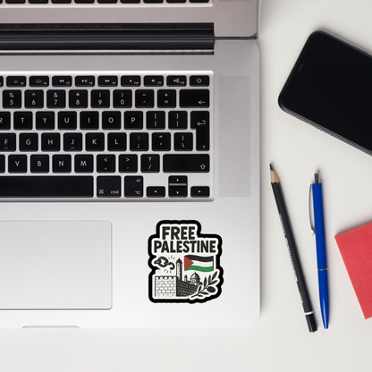 Waterproof BOPP Free Palestine Sticker for Peace – Supporting Displaced Children & Ending War Commercial Label Printing | Carrco Labels | Custom Sticker and Label | Carrco Labels