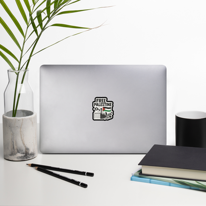 Waterproof BOPP Free Palestine Sticker for Peace – Supporting Displaced Children & Ending War Commercial Label Printing | Carrco Labels | Custom Sticker and Label | Carrco Labels