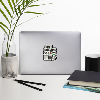 Waterproof BOPP Free Palestine Sticker for Peace – Supporting Displaced Children & Ending War Commercial Label Printing | Carrco Labels | Custom Sticker and Label | Carrco Labels