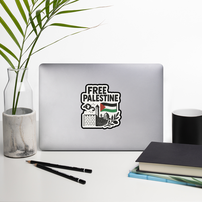 Waterproof BOPP Free Palestine Sticker for Peace – Supporting Displaced Children & Ending War Commercial Label Printing | Carrco Labels | Custom Sticker and Label | Carrco Labels
