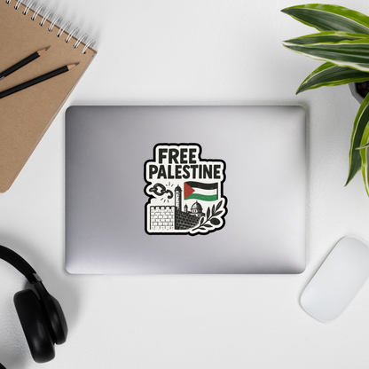 Waterproof BOPP Free Palestine Sticker for Peace – Supporting Displaced Children & Ending War Commercial Label Printing | Carrco Labels | Custom Sticker and Label | Carrco Labels