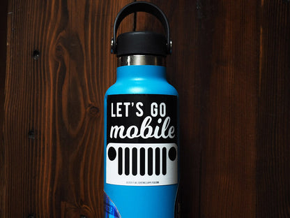 Lets Go Mobile Jeep Wrangler Bumper Sticker