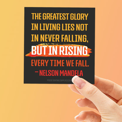 Nelson Mandela Quote Sticker