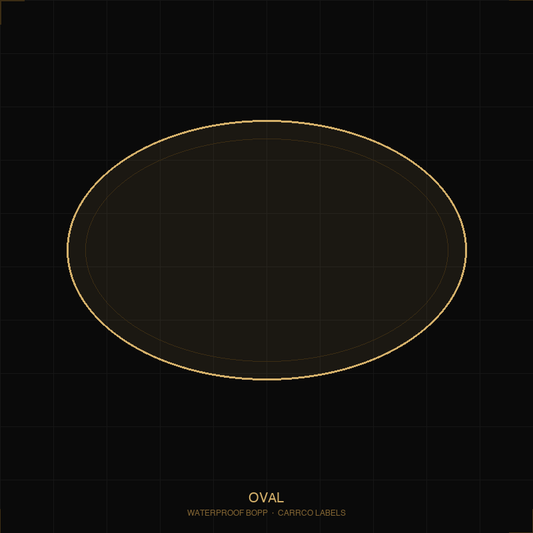 Custom Oval Stickers