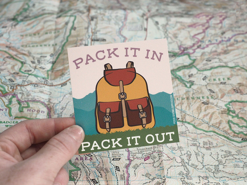 Leave No Trace Sticker Pack of 3