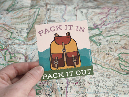 Leave No Trace Sticker Pack of 3