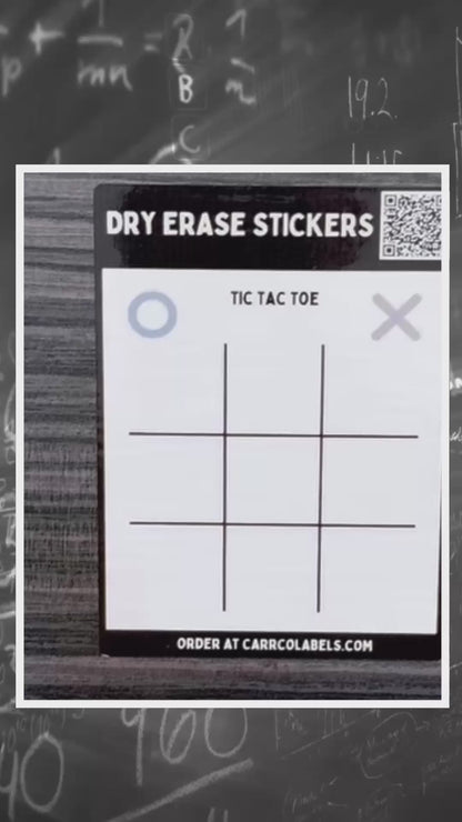 Bulk Tic Tac Toe  Dry Erase Stickers