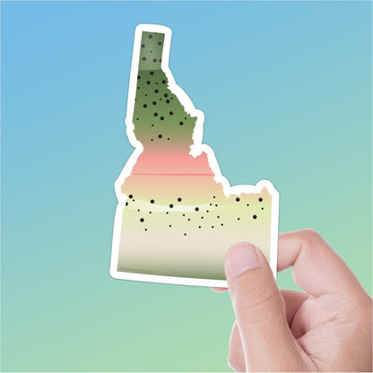 Rainbow Trout Idaho Fishing Sticker