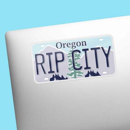 Oregon License Plate Stickers - Choose Your OR City