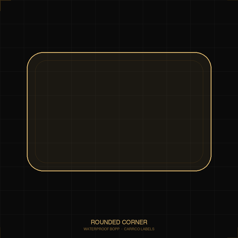 Rounded Corner Stickers — Durable Custom Printing | Carrco Labels ...