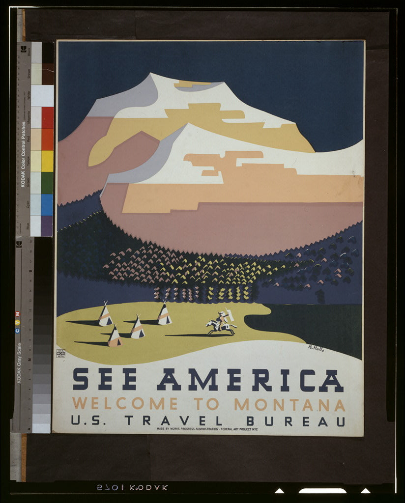See America. Welcome to Montana — 1930s WPA poster, public domain from Library of Congress